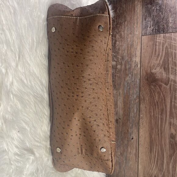 No Brand Large Satchel Purse, Chocolate Brown - Picture 6 of 13